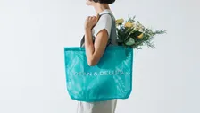 DEAN & DELUCA、夏の新アイテム「メッシュトートバッグ」　“ターコイズ”2サイズで6・16限定発売