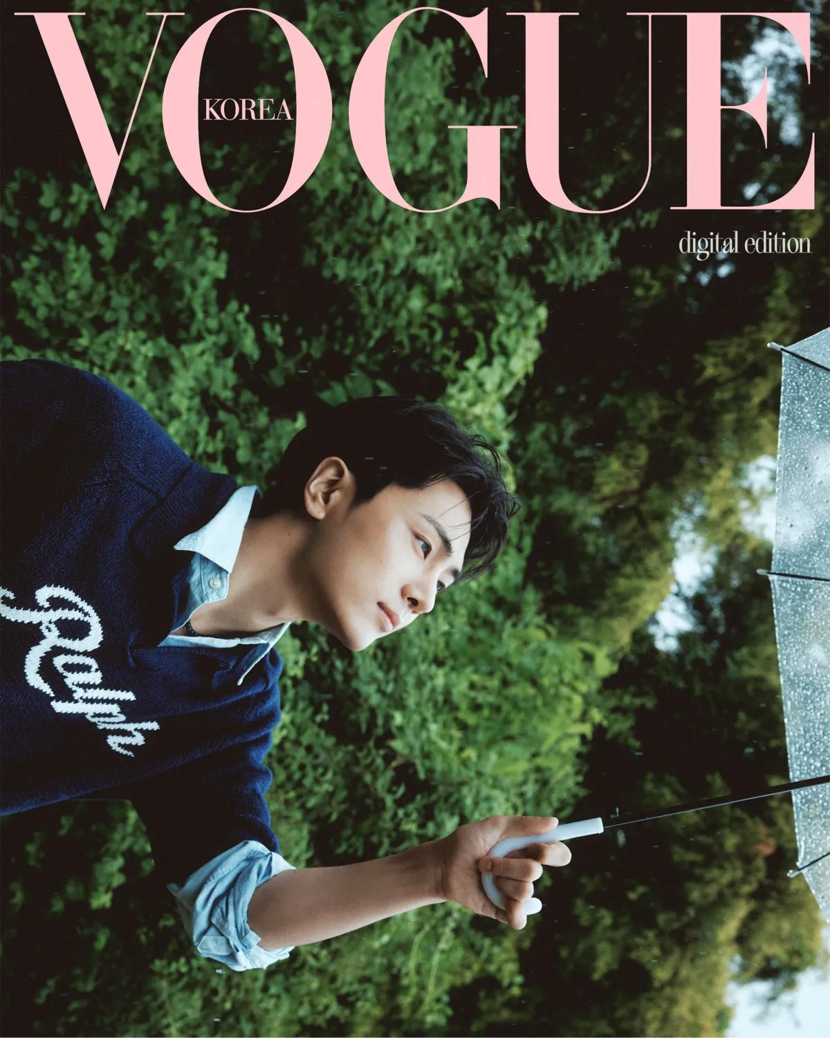 ENHYPEN・JAY、空を見上げしっとりとした雰囲気を表現　『VOGUE KOREA』デジタルカバーに登場