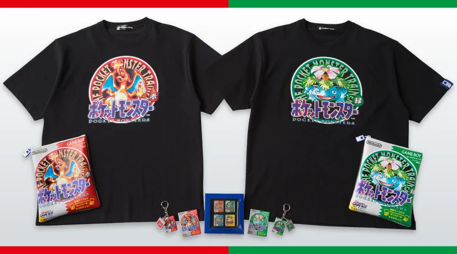 『ポケモン』新グッズのデザインは歴代ソフトのパッケージ！Tシャツや雑貨など大量展開