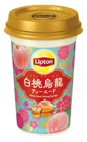 『リプトン』から“白桃烏龍ティーエード”期間限定登場　白桃の甘みと烏龍茶の後味