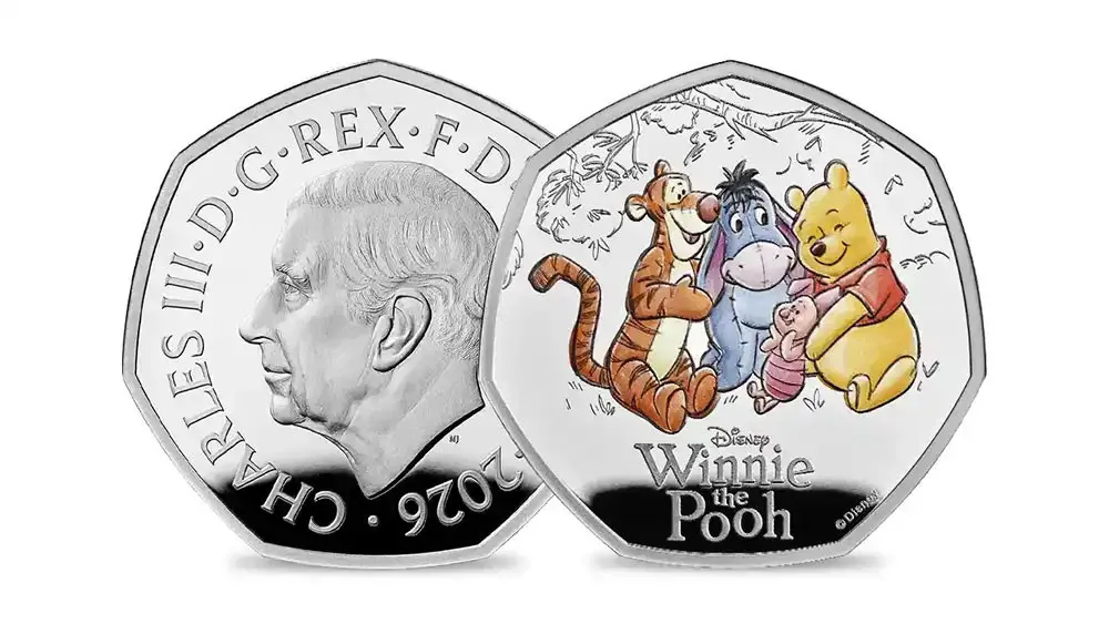 「くまのプーさん」、金貨＆銀貨販売　誕生100周年コインシリーズ最終章