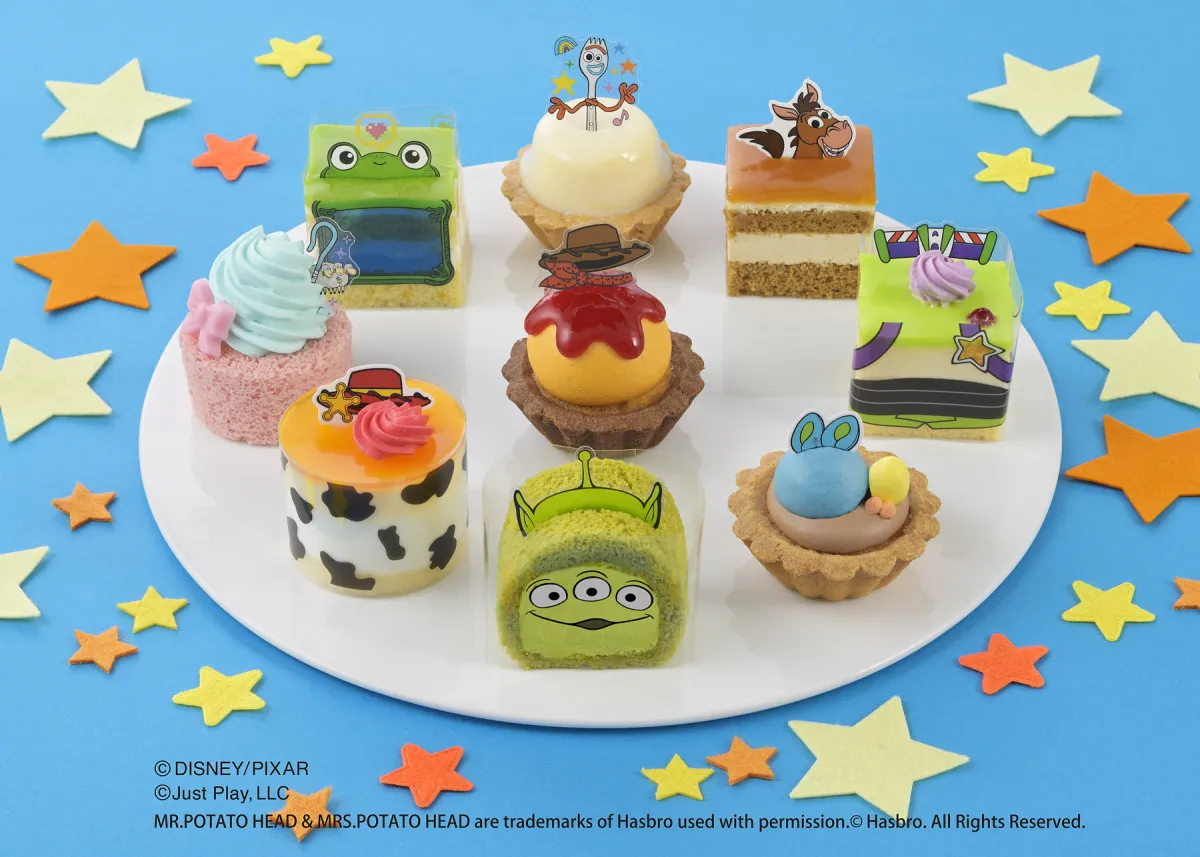 ウッディ＆バズ、リリーパッドがスイーツに！　『トイ・ストーリー5』×銀座コージーコーナー、ケーキなど発売へ
