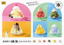 ココス「純氷ふわふわかき氷」第2弾発売　人気の「しろくま」、旬の「ドバイチョコ」イメージのかき氷も