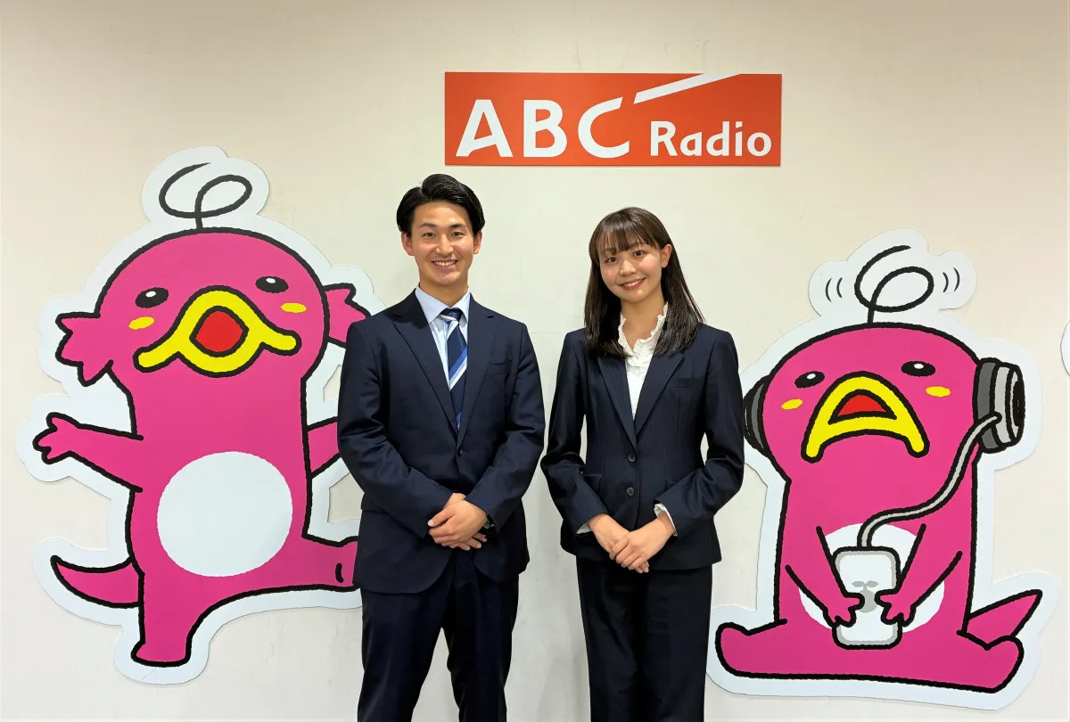 ABCテレビ“新人”枝廣二葉アナ＆瀧口美咲アナ、ラジオニュースで「初鳴き」　先輩アナから温かい？洗礼も【コメントあり】