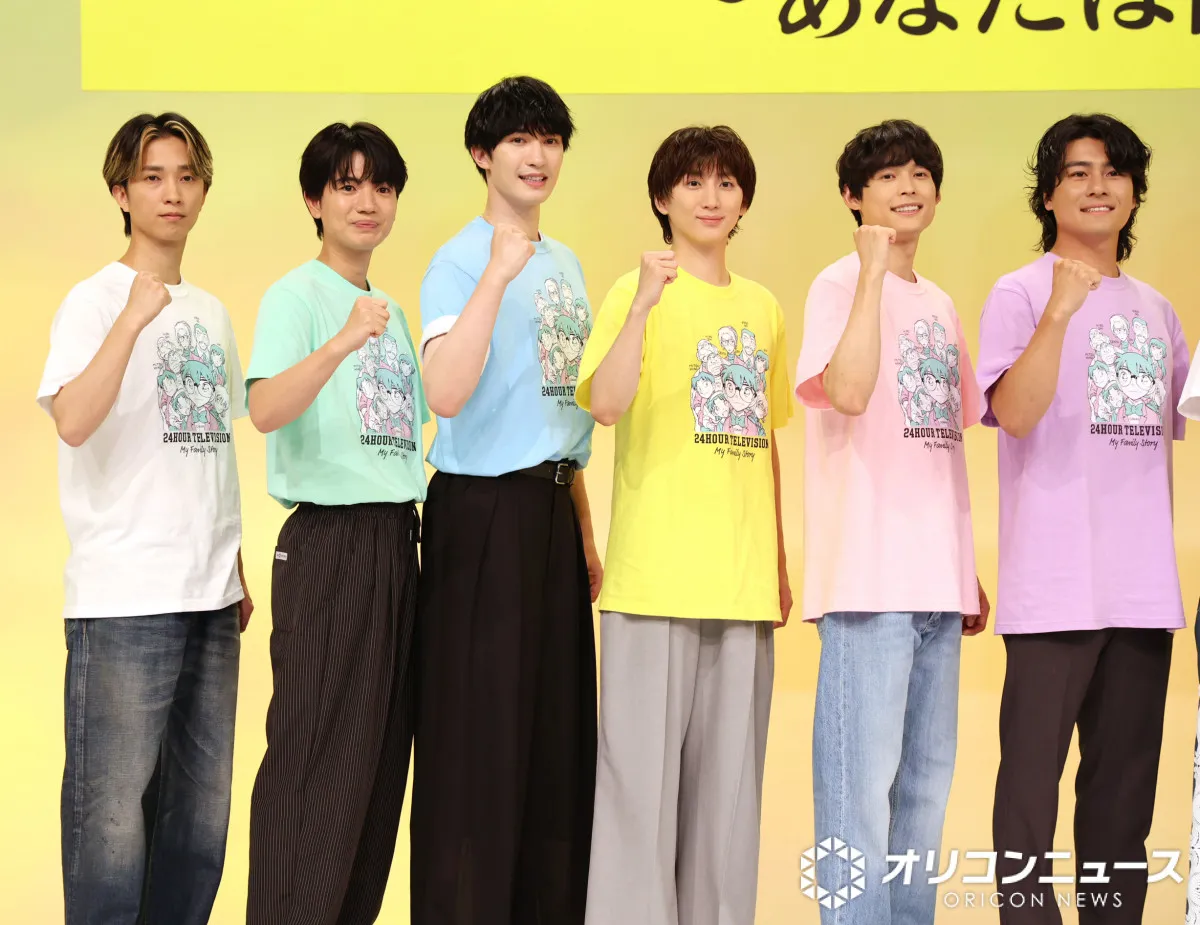 『24時間テレビ』SixTONES、気合十分　大声量、早口熱弁、ギャグと“絶好調”