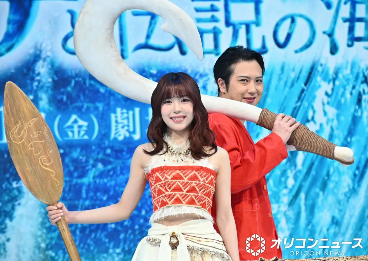 ME:I・TSUZUMI、実写版『モアナと伝説の海』モアナ役の日本版声優に決定　マウイ役は尾上松也が続投