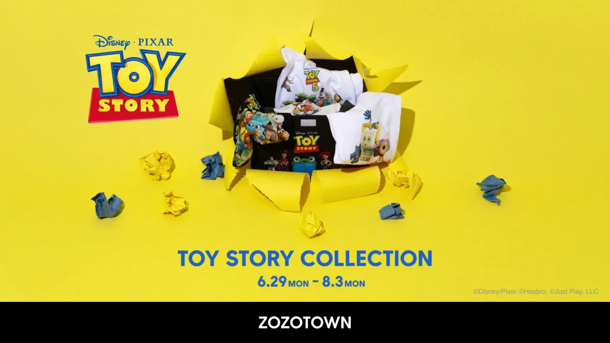 『トイ・ストーリー5』×ZOZOTOWN、限定コレクション発売へ　555点限定のTシャツなど展開