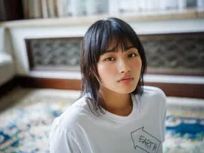 櫻坂46“副キャプテン”山崎天、20歳の純粋な輝き　『blt graph.』圧巻のグラビア
