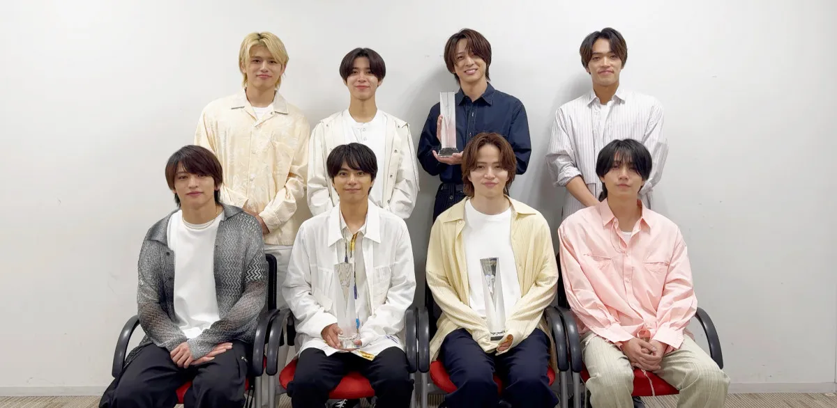 【オリコン上半期】timelesz、映像3部門同時1位　松島聡「積み上げてきた時間の証が、この賞だと思っているので…」