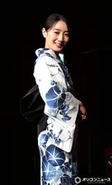 波瑠、涼やかな浴衣姿でアクアリウムイベント　一緒に来たい人は「うまくいったら推しを」