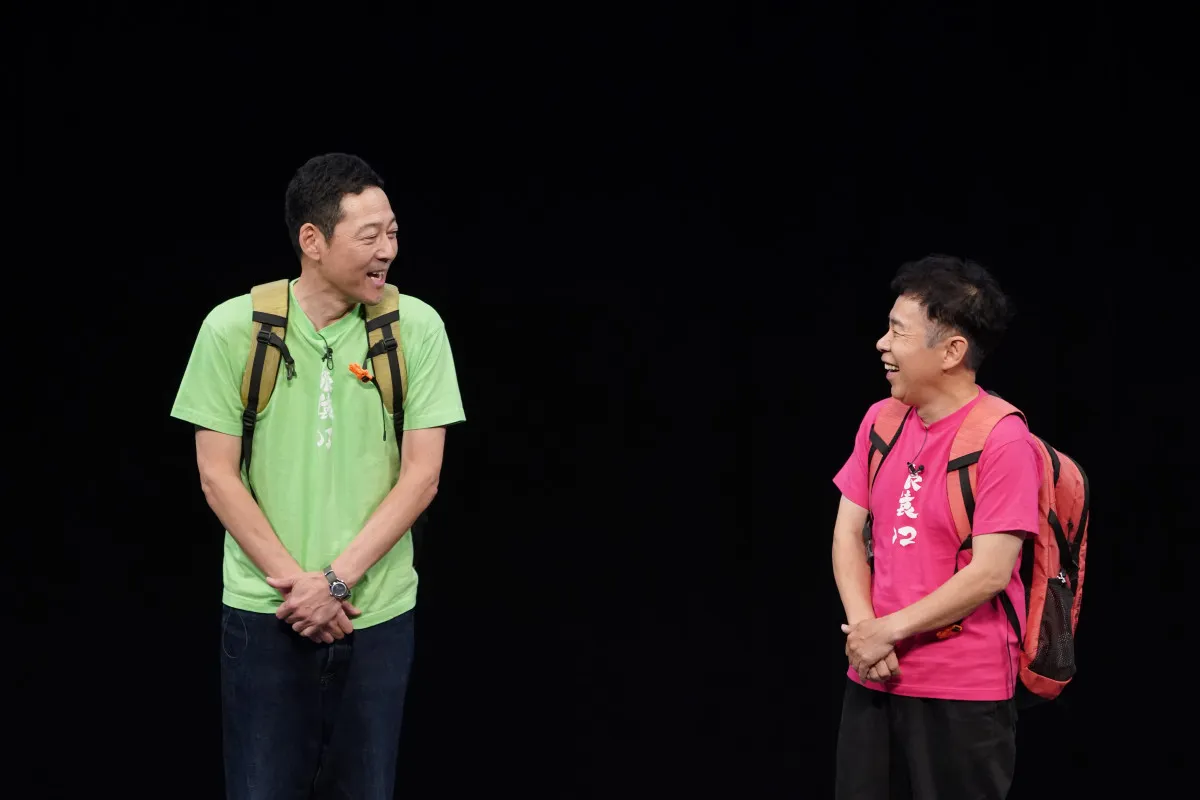 【旅猿イベント】岡村、激レアな“妻の撮影映像”公開「二人三脚で」　東野「家族公認で応援してくれている」