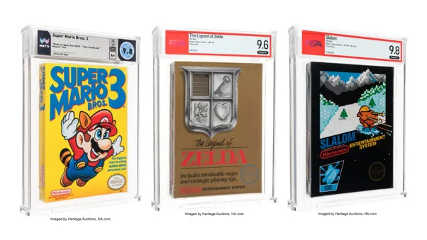 レトロゲームの名作が高額落札に　『スーパーマリオブラザーズ3』＆『ゼルダの伝説』＆『ポケットモンスターピカチュウ』など　ヘリテージ・オークションズが発表