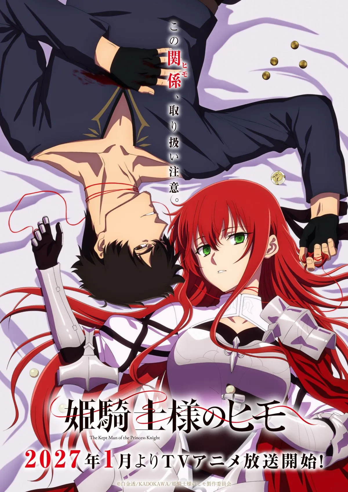 『姫騎士様のヒモ』2027年1月放送でPV公開　出演は諏訪部順一＆小松未可子