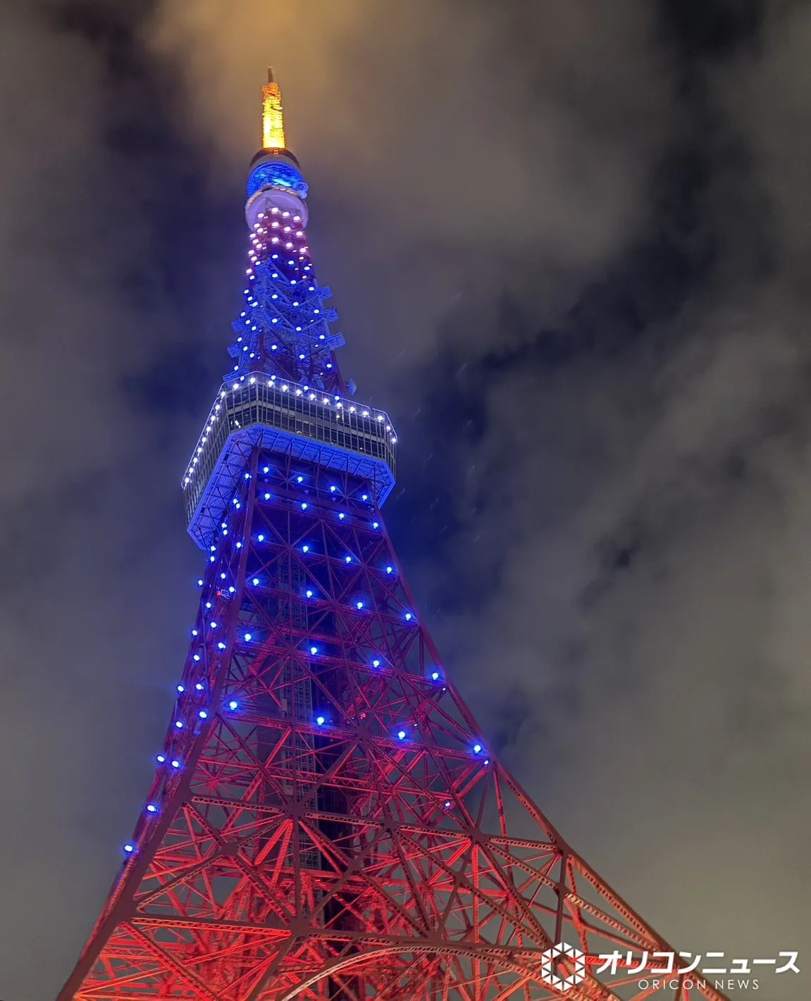 【W杯2026】東京タワー、「ブルー」のライトアップでサッカー日本代表にエール　決勝トーナメント・ブラジル戦の前夜に“青のチームカラー”で夜空を彩る