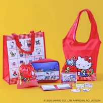 ハローキティ×3COINSのコラボ再び、“平成レトロ”なアイテム全43種を7・18発売　初日の入場は事前抽選制