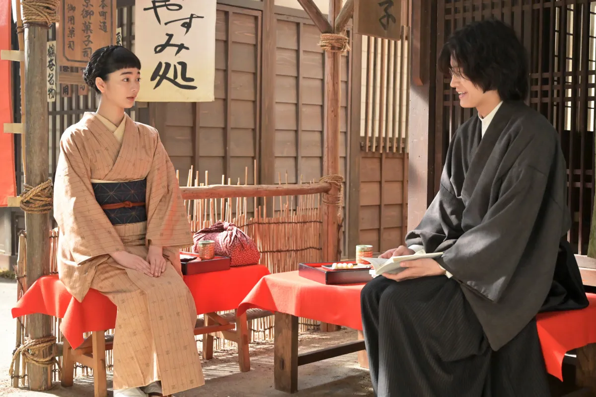 『風、薫る』第69回　久しぶりに団子屋で再会したりんとシマケンは…