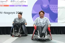 アルピー酒井、車いすラグビー“タックル”受ける「お腹にズシンときました」