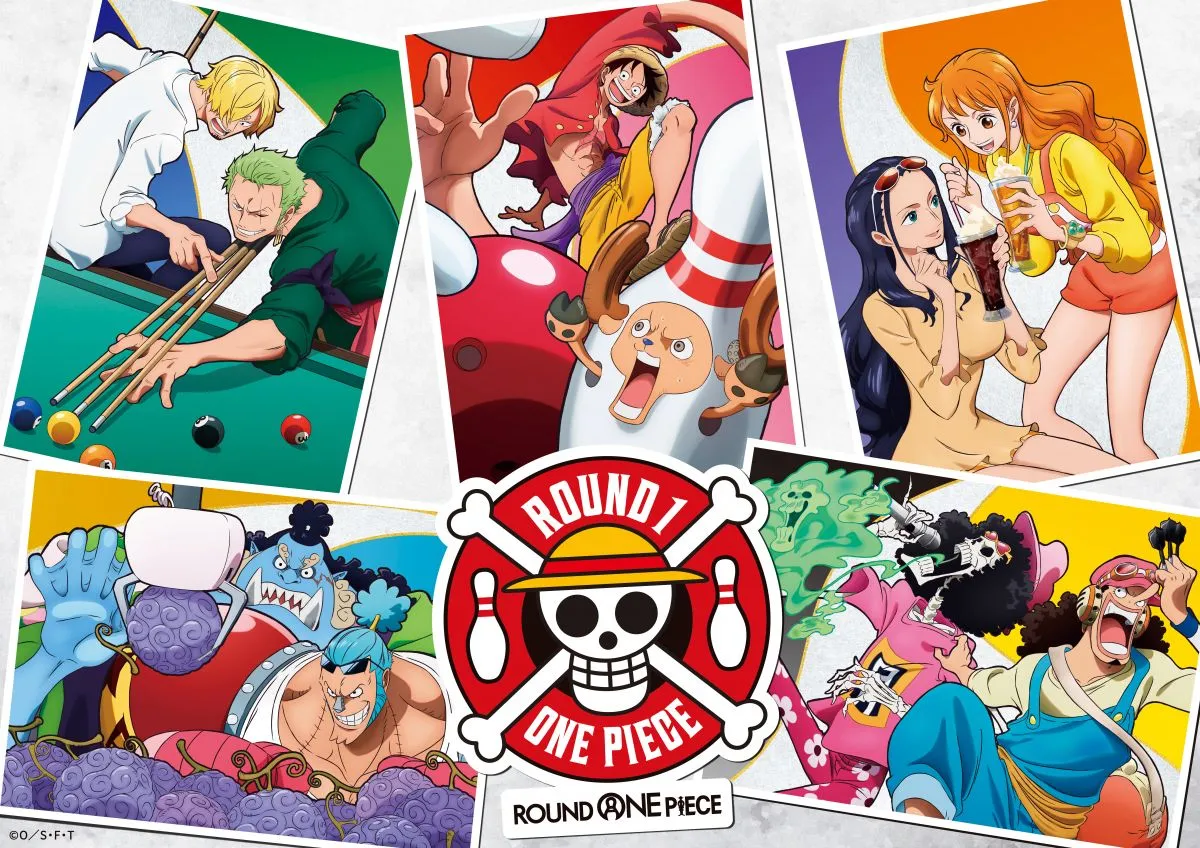 ラウンドワン、『ONE PIECE』と初の日米同時コラボで特別描き下ろしイラスト公開　20種類以上の限定グッズ・プライズが登場【展開内容一覧】