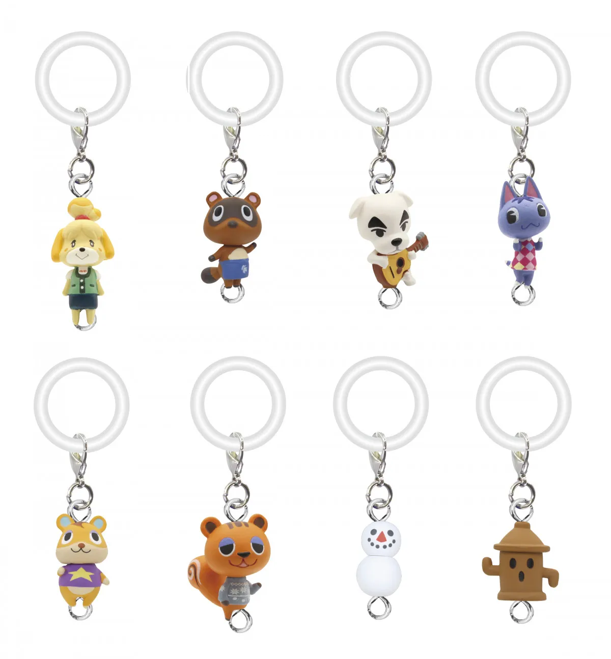 『どうぶつの森』がカプセルトイに登場　しずえ＆まめきちら人気キャラがリングチャームに