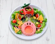 『カービィカフェ』夏季限定メニューが7・8登場　「マキシムトマト」「元気ドリンク」など“かいふく”テーマの全7種