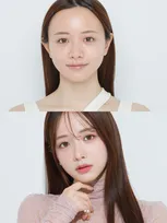 森香澄「どすっぴん」→「ナチュ盛りメイク」披露　美背中際立つ大胆な黒ドレス姿も　初の美容本から先行カット公開