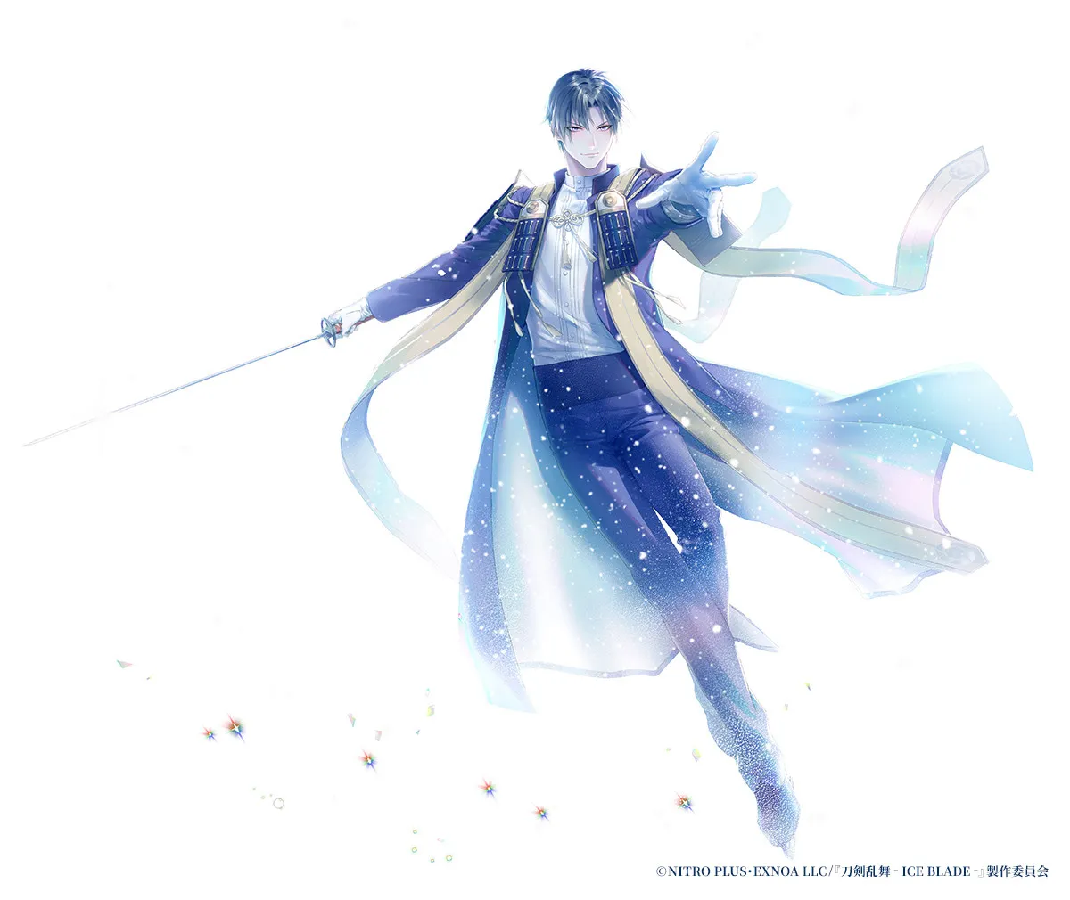 アイススケートショー『刀剣乱舞』、“へし切長谷部”描き下ろしビジュアル公開
