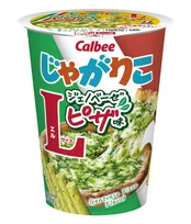 「じゃがりこ Lサイズ」に新フレーバー　バジル×チーズ広がる「ジェノベーゼピザ」登場