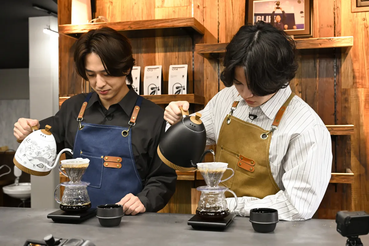 timelesz、再開発中・渋谷の魅力を徹底取材　菊池風磨＆寺西拓人は“コーヒーの淹れ方”学ぶ