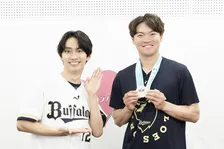 なにわ男子・藤原丈一郎、オリックス・山中稜真選手と対談　関西ジュニアに“京セラドームの楽しみ方”伝授