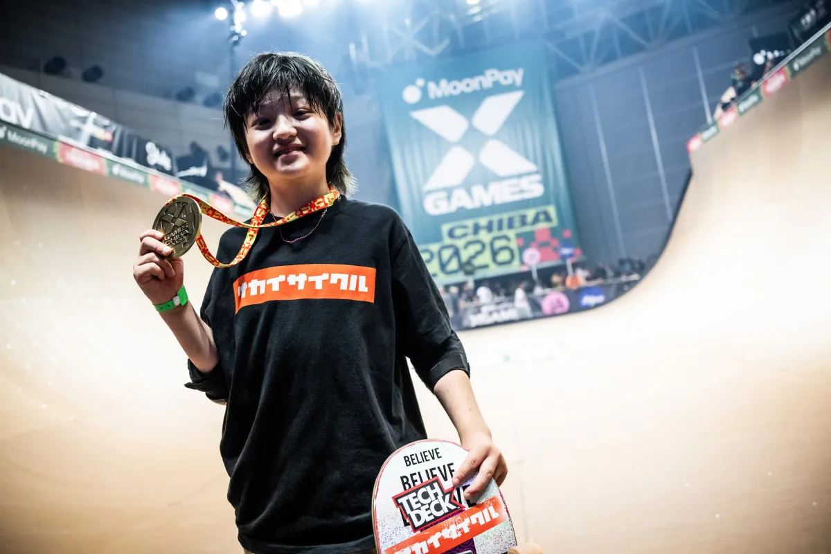 「また1位を獲りたい」11歳・河上恵蒔、X Games史上最年少男子金メダル