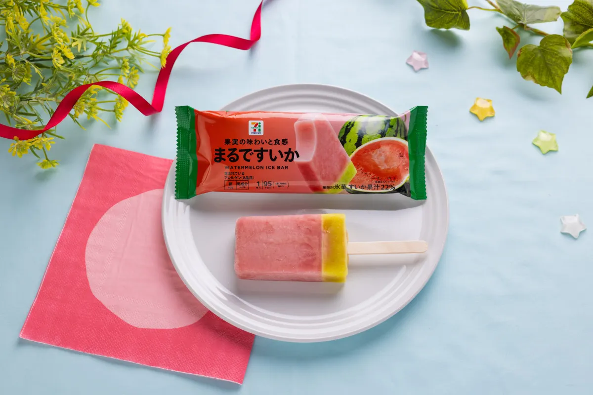 「セブンプレミアム まるですいか」6年ぶりに復活　シャリっとした食感＆濃厚果実感で“夏の幸せ”を