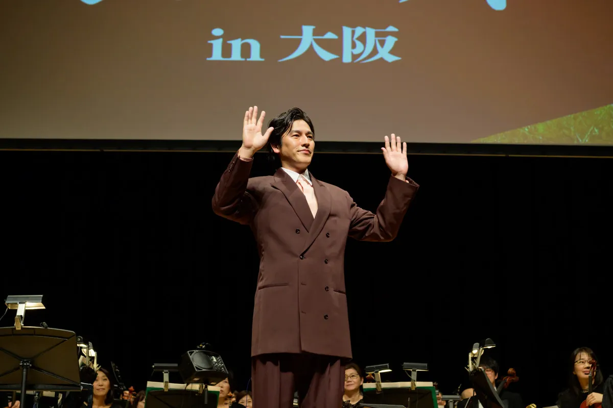 要潤、『キングダム』シネマコンサートにサプライズ登場で約2700人が熱狂　“上官”大沢たかおとのエピソードも披露