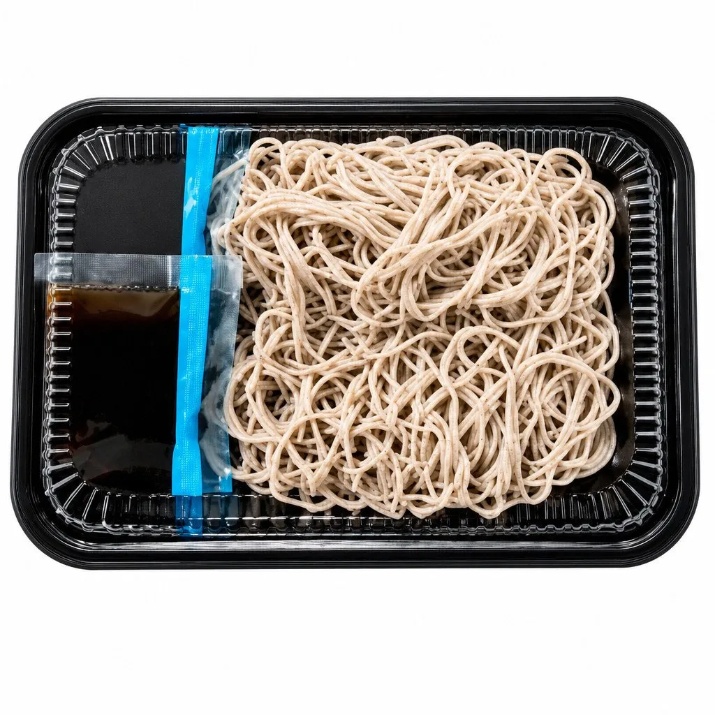 【イオン】トップパリュの「調理麺」容器など簡素化　「大盛ざるそば」つゆカップ・薬味・わさび・ほぐし水なしに【主な例】