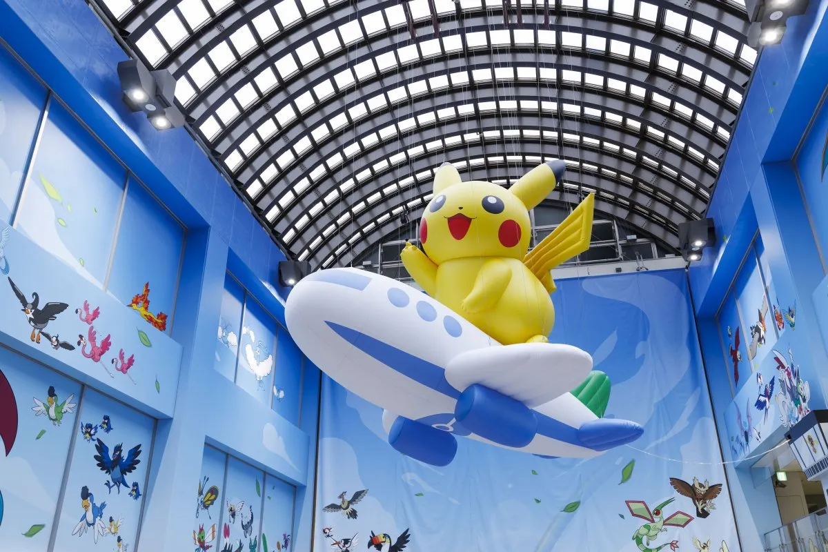 ポケモン世界初の空港、能登半島にオープンで内部紹介　ピカチュウの里山・レストランなど堪能
