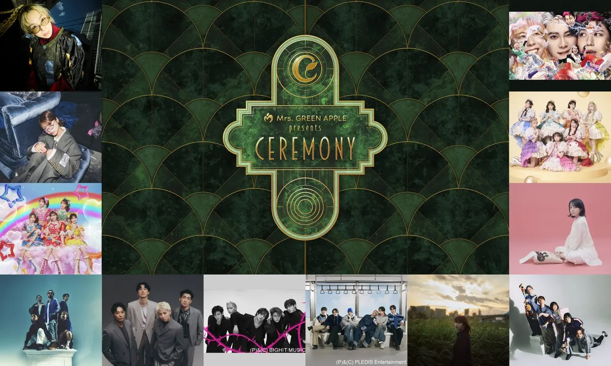 Mrs. GREEN APPLE『CEREMONY』2026、8月22日・23日にWOWOWで2夜連続放送