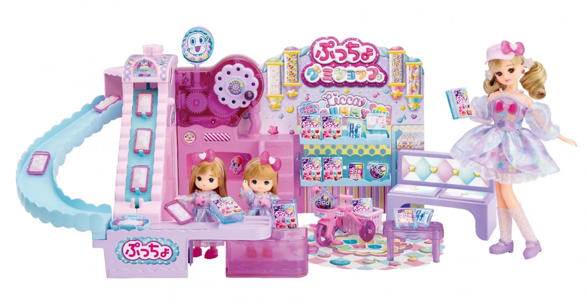 リカちゃん×ぷっちょ初コラボ「これは大人も欲しくなる…」、人気グミ『コロロ』『忍者めし』も極小＆リアルに再現