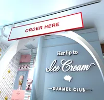 「Her lip to Ice Cream」があすオープン　今年は“フランスのサマーリゾート”をイメージ