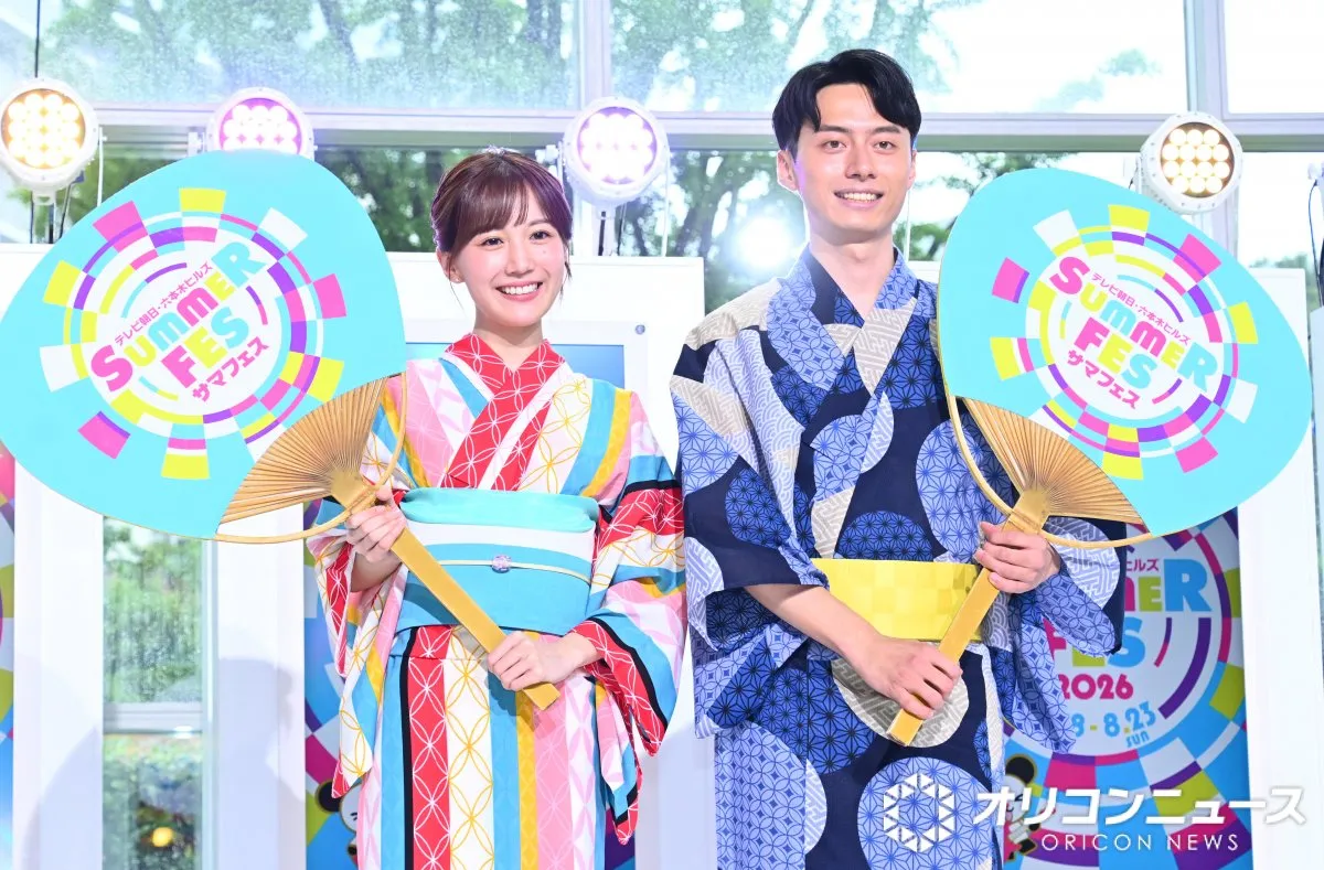 今年入社のテレ朝新人アナが大役「こんなにカメラを向けられ…」　フレッシュな浴衣姿で登場