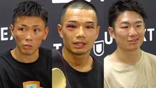 【U-NEXT BOXING.6】増田陸・寺地拳四朗・岩田翔吉、一夜明け会見　世界戦を振り返り今後の目標語る