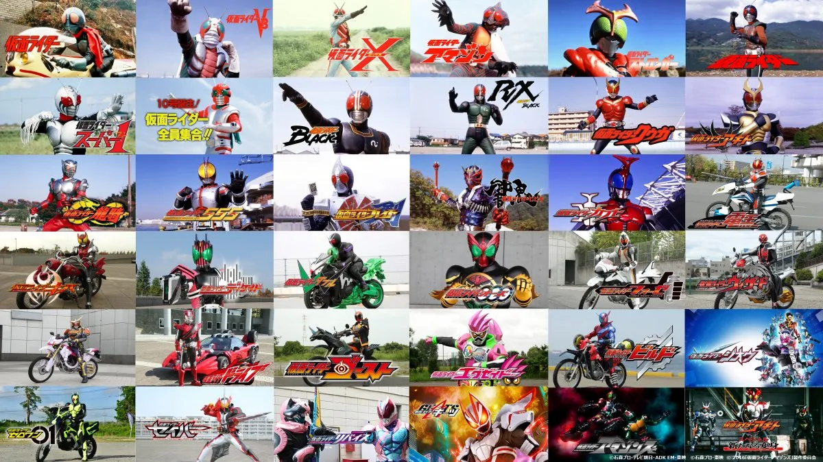 『仮面ライダー』全146作品が8・29からPrime Videoで見放題に　『ギーツ』までのテレビシリーズに加え、『RIDER TIME』や『復活のコアメダル』など