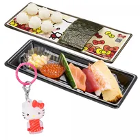 【きょうから】スシローとハローキティが初めてのコラボ　ミニチャームなどグッズが付いてくるメニューずらり