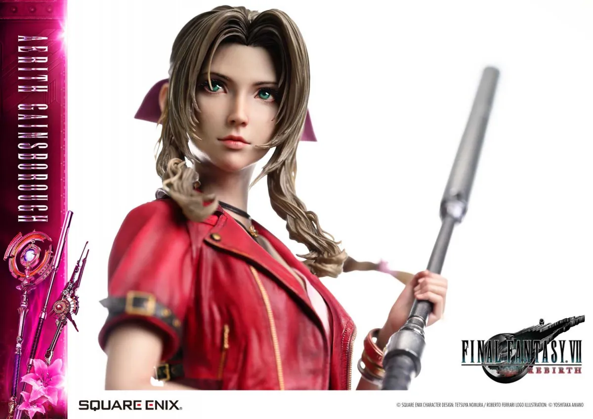 『FF7 リバース』エアリス、本格的な1/4スケール登場　衝撃の価格発表！編み込んだブラウンヘア陰影を塗り分け