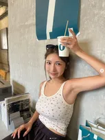 Gカップ“軽トラ女子”三田悠貴、美ワキ全開ノースリーブショット　破壊力抜群の姿に反響