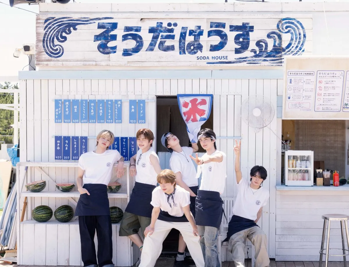 TWS、日本カムバック「SODA SODA」MV公開　海の家「そうだはうす」が舞台【オリコン独占カット】