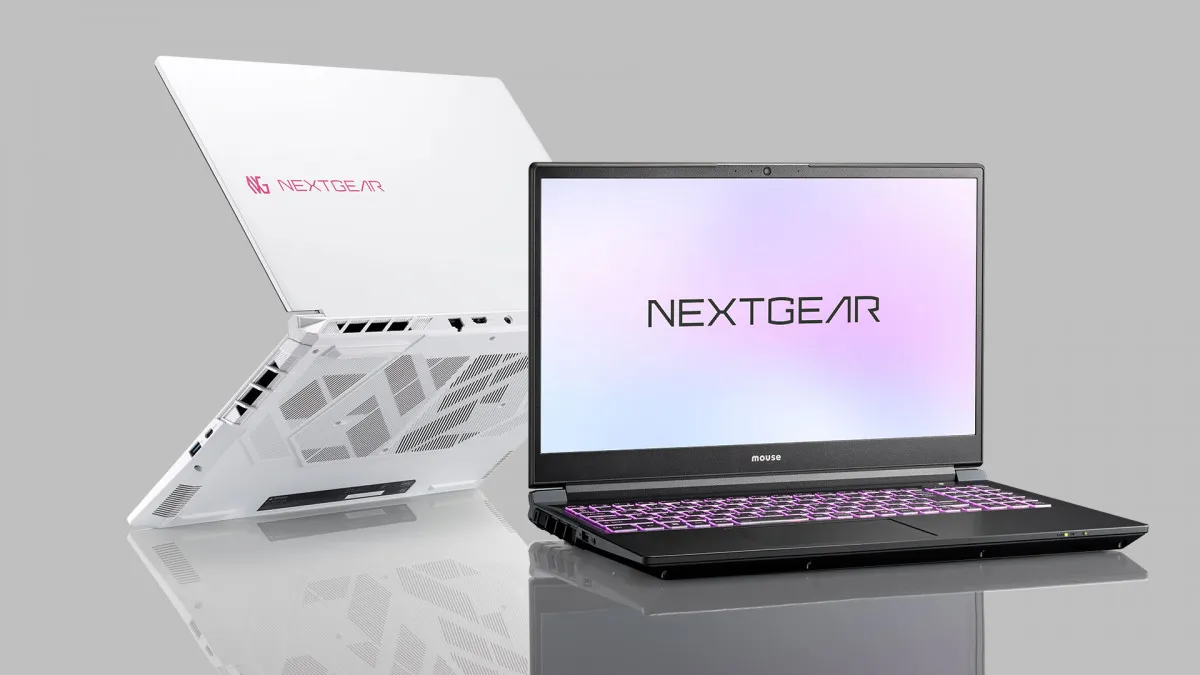 マウスコンピューター「NEXTGEAR」ノート初のブラックモデル登場　ゲーム配信や動画編集まで幅広い用途に対応