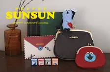 パペットスンスンの郵便局限定グッズ登場　がまぐちバッグなど全5アイテムを展開