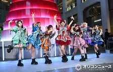 CANDY TUNE、巨大かき氷の前でパフォーマンス「倍の倍にでかいです！」