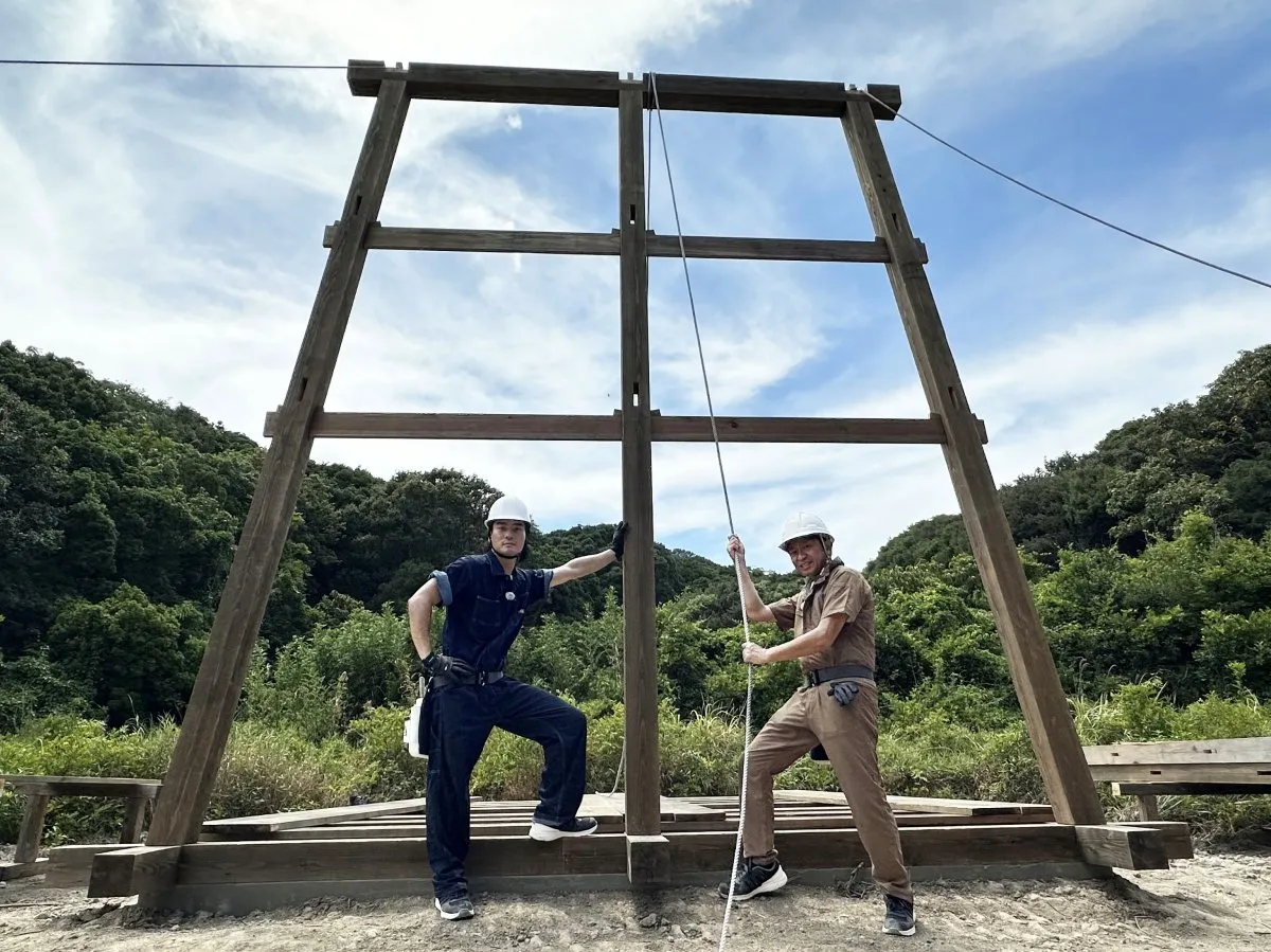 城島茂＆森本慎太郎＆髙地優吾、悲願の「築城計画」本格始動　ハプニング連続の巨大やぐら建設に挑戦