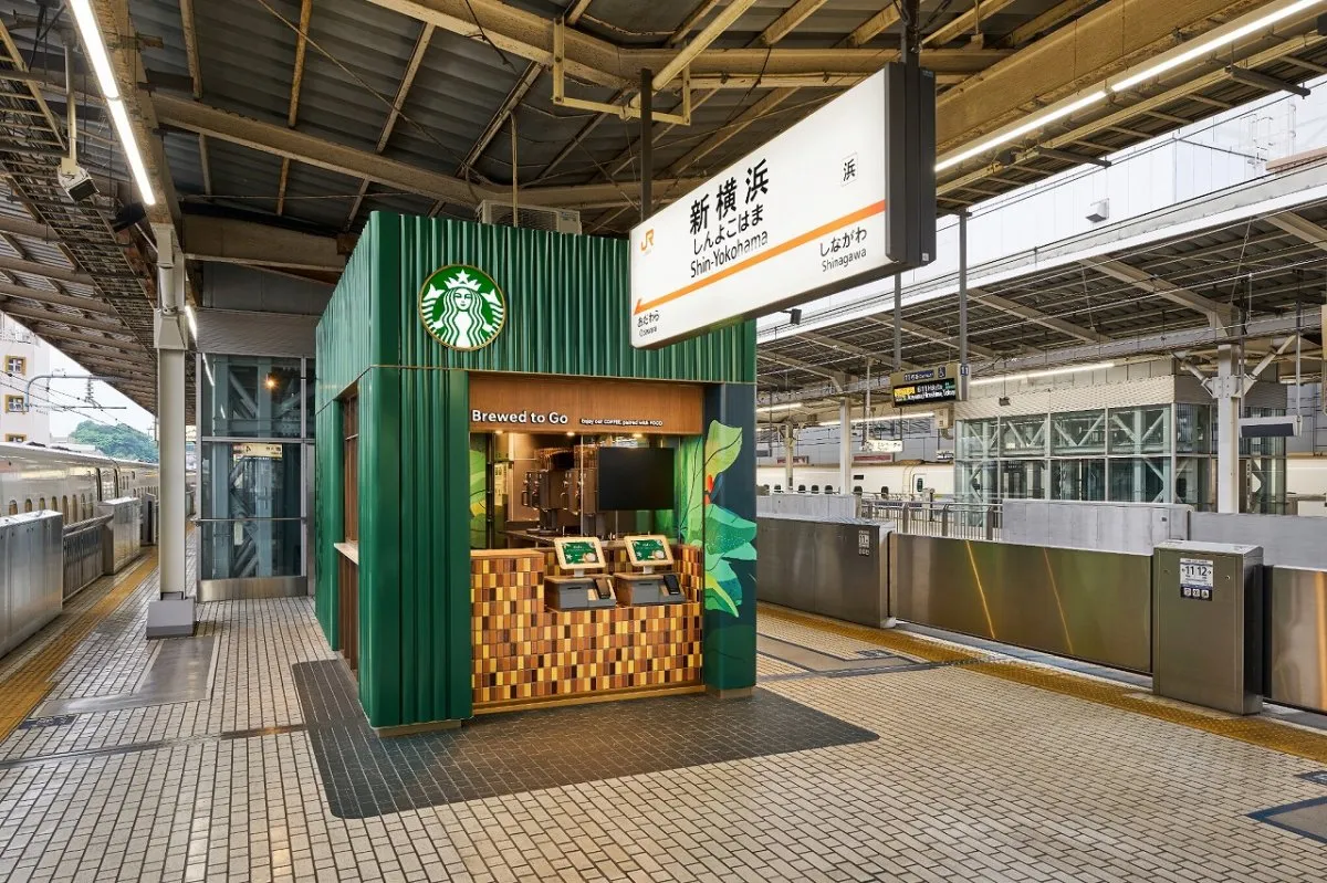 スターバックス、新幹線ホーム上に店舗増加へ　2027年より「名古屋」「京都」に開業予告