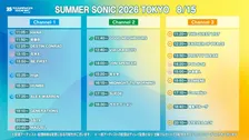 サマソニ2日目！きょう8月15日の配信タイムテーブルをチェック　HANA、BE:FIRST、羊文学、サカナクション、中島健人ら登場